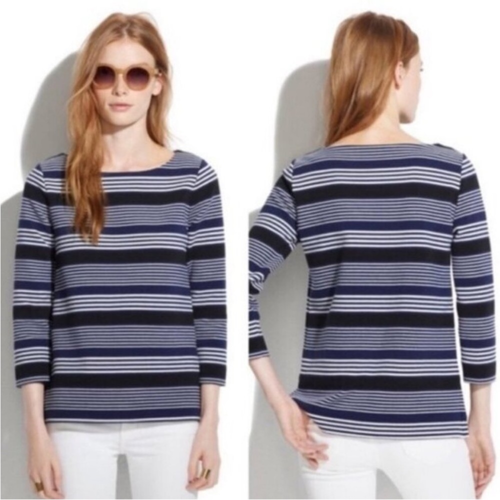 Madewell Gallerist Ponte Knit Sweater Top